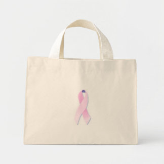 Bolso De Tela Diminuto cáncer de mama