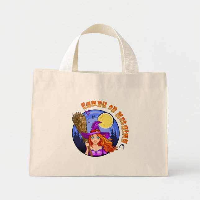 Bolso De Tela Diminuto Candía o nada (Frente)
