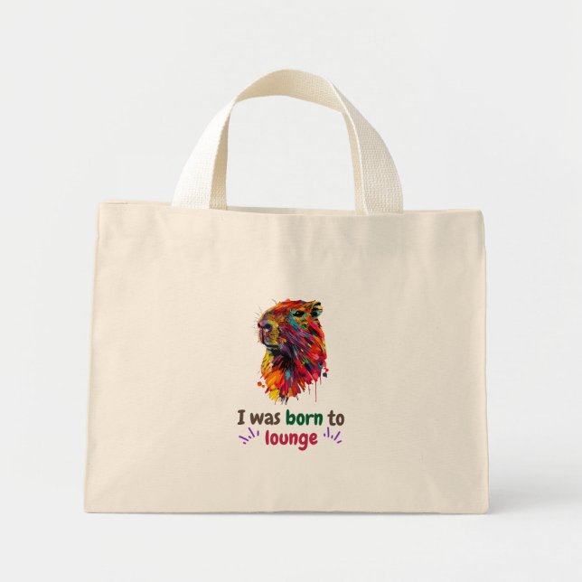 Bolso De Tela Diminuto Capibara (Frente)