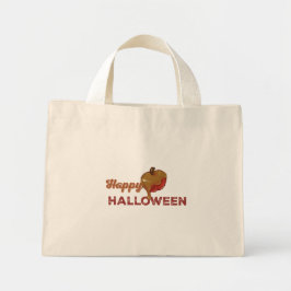 Bolso De Tela Diminuto Caramel Apple Happy Halloween