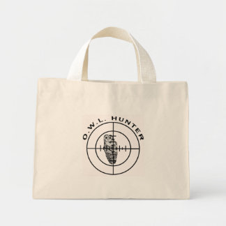 Bolso De Tela Diminuto cazador de búhos v3