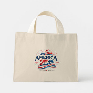 Bolso De Tela Diminuto Celebración América 250 1776–2026 Aniversario 