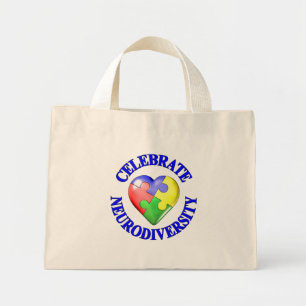 Bolso De Tela Diminuto Celebrar la neurodiversidad