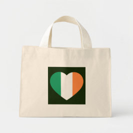 Bolso De Tela Diminuto Centro de datos irlandés Heartflag