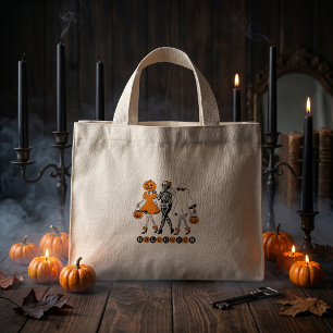 Bolso De Tela Diminuto Chicas adorables de Halloween Esqueleto Fantasma C