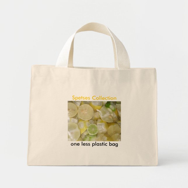 Bolso De Tela Diminuto Colección Spetses (Frente)