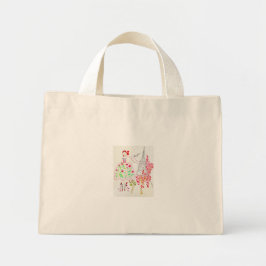 Bolso De Tela Diminuto Colección Tiny Tote Bonjour de Allyson Simone