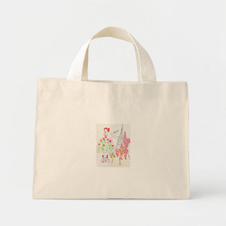 Bolso De Tela Diminuto Colección Tiny Tote Bonjour de Allyson Simone