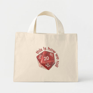 Bolso De Tela Diminuto CómoRoll20s