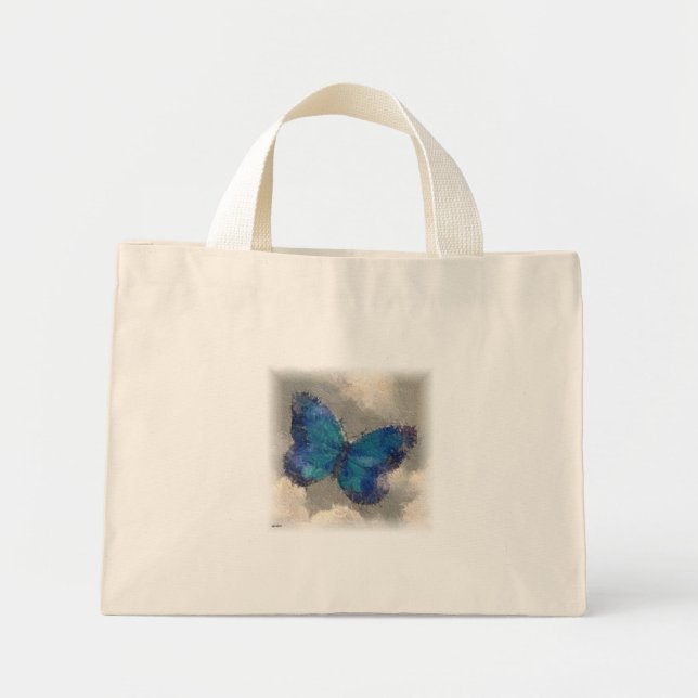 Bolso De Tela Diminuto Congelado en vuelo (Frente)