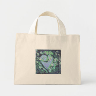 Bolso De Tela Diminuto corazón abstracto
