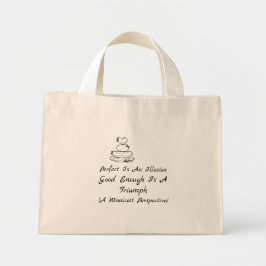 Bolso De Tela Diminuto Cota de Autocompasión  Winnicott Amor Propio