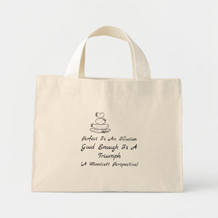 Bolso De Tela Diminuto Cota de Autocompasión Winnicott Amor Propio