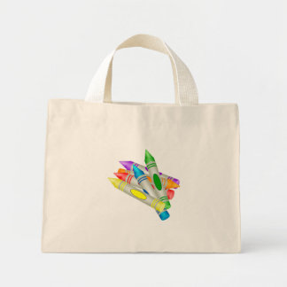 Bolso De Tela Diminuto Crayones