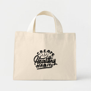 Bolso De Tela Diminuto crear hábitos saludables diseño automotivador