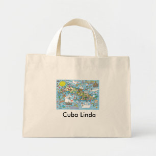 Bolso De Tela Diminuto Cuba Linda