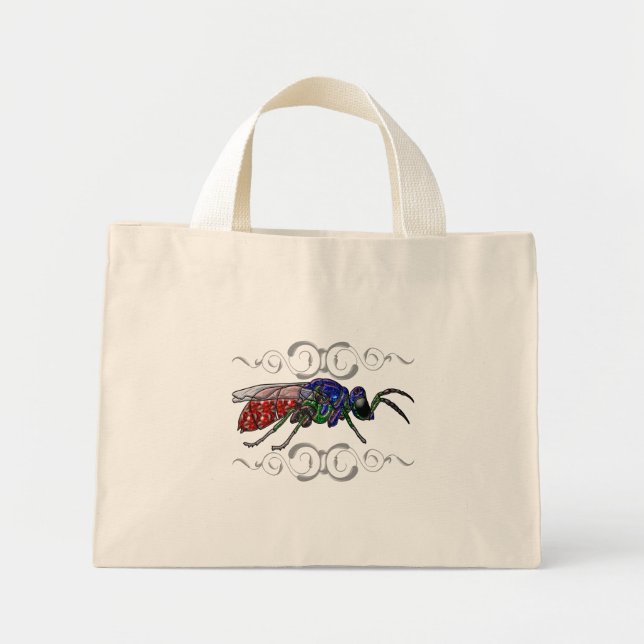 Bolso De Tela Diminuto Cuckoo Wasp (Frente)