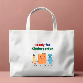 Bolso De Tela Diminuto Cute listo para el libro de la escuela infantil