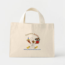 Cute Popcorn Anime Chef Ducky Kazoo Tote Bag