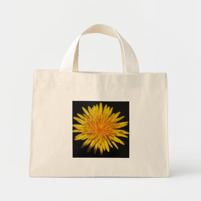 Bolso De Tela Diminuto Dandelion Flower ttcna (Frente)