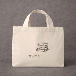 Bolso De Tela Diminuto Dark Academia – Arte de Libros Antiguos | Regalo p
