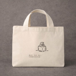 Bolso De Tela Diminuto Dark Academia – Tintero de Arte | Regalo para Intr
