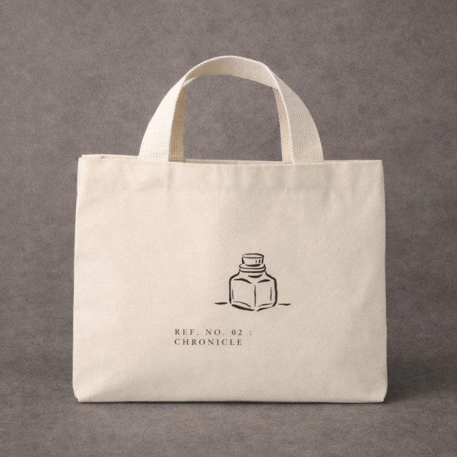 Bolso De Tela Diminuto Dark Academia – Tintero de Arte | Regalo para Intr (Subido por el creador)