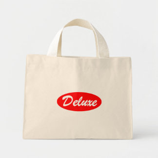 Bolso De Tela Diminuto Deluxe rojo