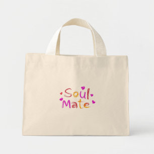 Bolso De Tela Diminuto Diseño de arte digital Soul Mate