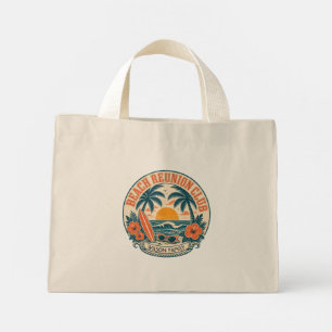 Bolso De Tela Diminuto Diseño de Club de Reunión de Playa Personalizado R