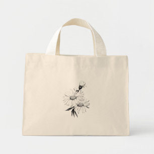 BOLSO DE TELA DIMINUTO DISEÑO DE FLORES DE ECO DE GUAY DE ESTILO TINTINTO