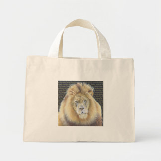 Bolso De Tela Diminuto diseño de león
