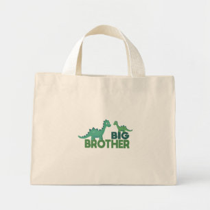 Bolso De Tela Diminuto Diseño de los hermanos Dinosaur