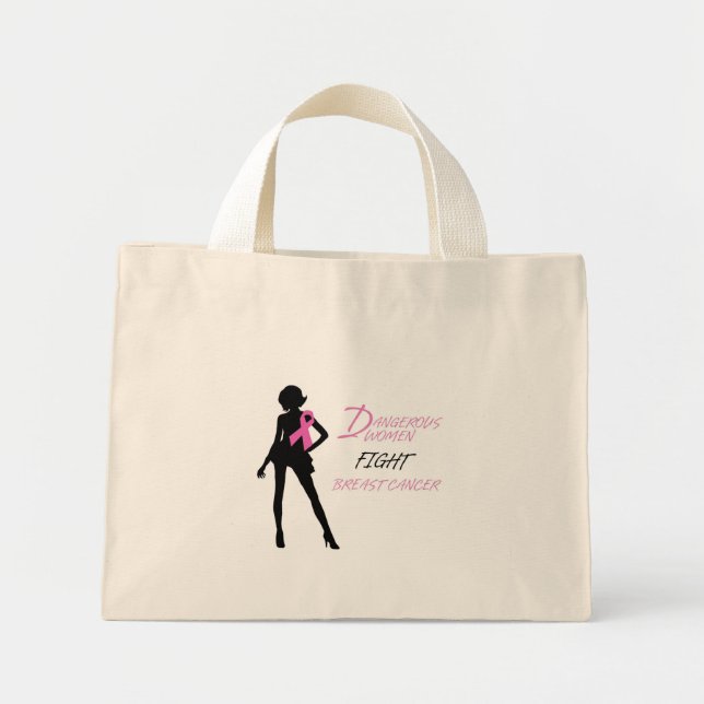 Bolso De Tela Diminuto Diseño de Tote pequeño DWW 1 (Frente)
