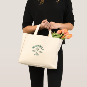 Bolso De Tela Diminuto Diseño divertido de fiesta de cóctel retro