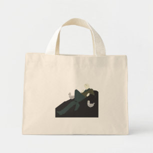 Bolso De Tela Diminuto Dublín gráfico