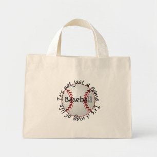 Bolso De Tela Diminuto El béisbol no es sólo un juego