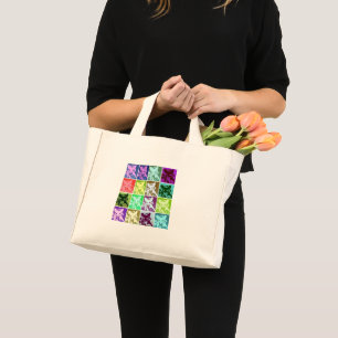 Bolso De Tela Diminuto El colorido arte pop del perro pastor alemán