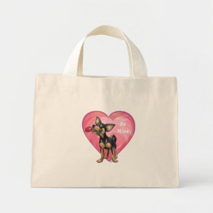 Bolso De Tela Diminuto El día de San Valentín Chihuahua