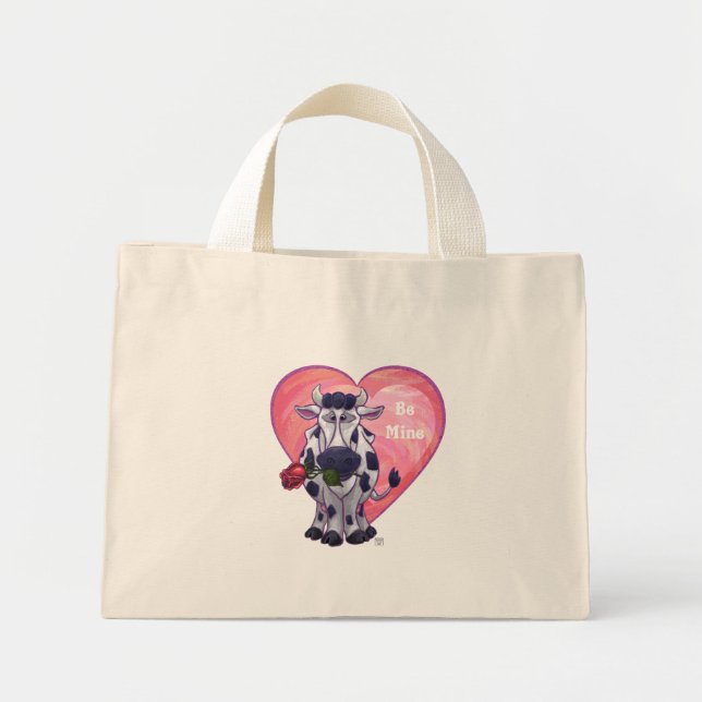 Bolso De Tela Diminuto El día de San Valentín de vaca (Frente)