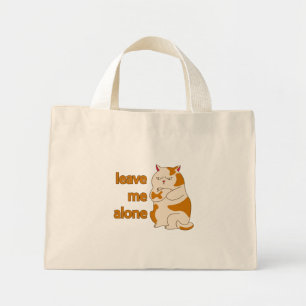 Bolso De Tela Diminuto El gato gordo de Moody me deja solo