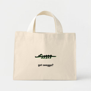 Bolso De Tela Diminuto El lagarto tiene swagga