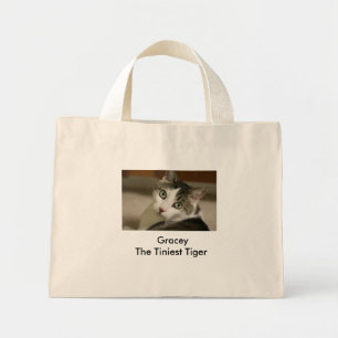 Bolso De Tela Diminuto El más pequeño Tote natural del tigre