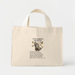 Bolso De Tela Diminuto El Padrenuestro 