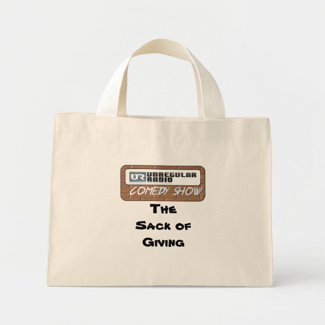 Bolso De Tela Diminuto El saco de dar (Frente)