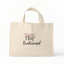 Elegante Mini Tote de Arte Mínimo - Jefe de la dam