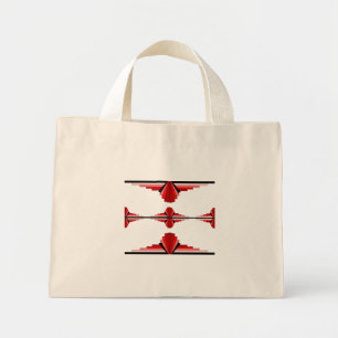 Bolso De Tela Diminuto Elementos Art deco en