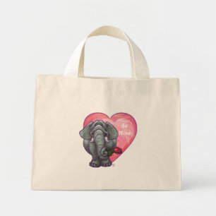 Bolso De Tela Diminuto Elephant El día de San Valentín