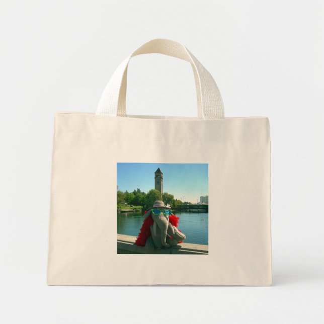 Bolso De Tela Diminuto Ella en el parque Mini Tote Bag (Frente)