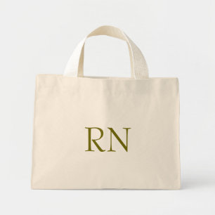 Bolso De Tela Diminuto Enfermero registrado RN Medicina simple